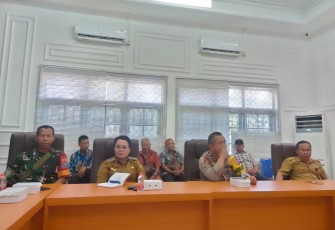 Babinsa Koramil Pahandut Hadiri Penyuluhan Program Pendaftaran Tanah Sistematis Lengkap 