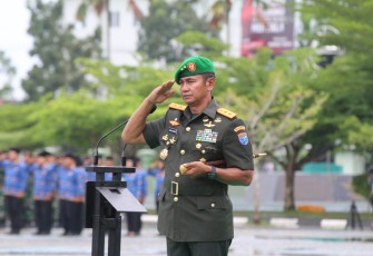 Pangdam XII/Tanjungpura Mayjen TNI Iwan Setiawan, S.E., M.M., memimpin upacara peringatan Hari Juang TNI Angkatan Darat ke-78 tahun 2023. Bertempat di Lapangan Tidayu, Makodam XII/Tpr