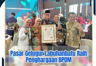 Pasar Gelugur Labuhanbatu Meraih Juara Tiga Tingkat Nasional 