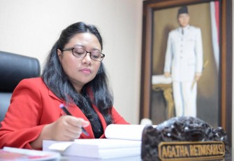 Wakil Ketua DPC PDI Perjuangan Kota Surabaya, Agatha Retnosari, dalam keterangan pada kalangam Media, Sabtu (22/04/23).