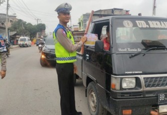 Polsek Padang Bolak menggelar Operasi Keselamatan Toba 2023