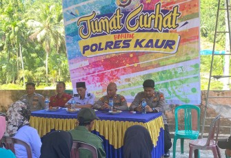 Polres Kaur Adakan Jumat Curhat