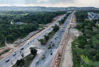 Potret jalan utama Kota Batam saat ini