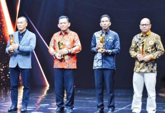 Penganugerahan Indonesia Awards 2023 yang digelar di Jakarta Concert Hall, iNews Tower, Jakarta, Kamis (31/8).