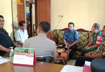 Koramil 0801/09 Sudimoro Bersama Pihak Kepolisian Gelar Rakor