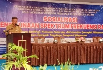 Balmon Batam dan Diskominfo Kepri Gelar Sosialisasi Penggunaan Frekuensi Radio Tertib, Efektif, dan Aman