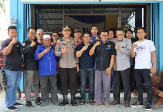 Kapolres Natuna AKBP Nanang Budi Santosa, S.I.K Kunjungi Skretariat PWI