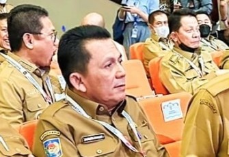 Gubernur Kepulauan Riau H. Ansar Ahmad saat Hadir Langsung Rapat Koordinasi Nasional Kepala Daerah dan Forkopimda Seluruh Indonesia 