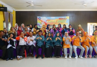 Elyza Riani Apresiasi Lomba Balita Sehat yang Digelar Desa Gunung Kijang