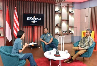 Dinas Penerangan Angkatan Laut menggelar Talkshow Over the Horizon 