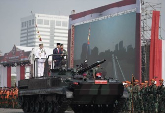 Upacara Parade dan Defile HUT ke-78 TNI Tahun 2023