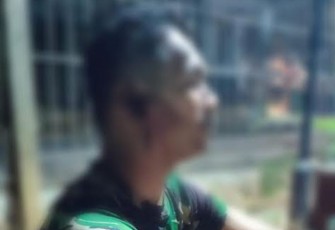 Anggota TNI, Serma SP pasca usai dikeroyok