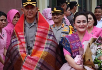 Kombes Pol Teddy Marbun Pimpin Penyambutan, Laporan dan Paraede 
