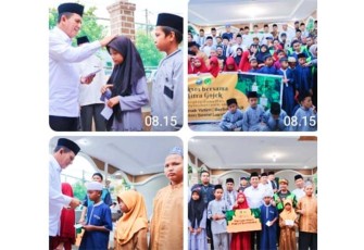 Gubernur Ansar saat Bakti Sosial di Panti Asuhan Qurrotu A'yun Batam