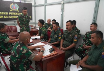 Korem 121/ABW Terima Tim Verifikasi dari Kodam XII/TPR