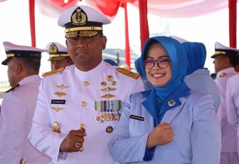 Danlantamal V Hadiri Upacara HUT ke-78 TNI AL