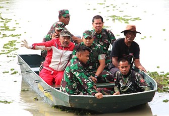 Kodim 0906/Kutai Kartanegara Lakukan Restorasi Aliran Sungai
