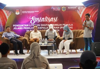 KPU Provinsi dan Mafindo Sosialisasikan Literasi Digital Pemilih Pemula