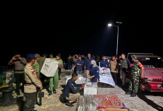  Polres Natuna Kawal Ketat Logistik Pemilu Selama 2 Hari di Perjalanan Menuju PPK Subi
