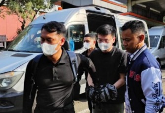 WN China saat ditangkap polisi