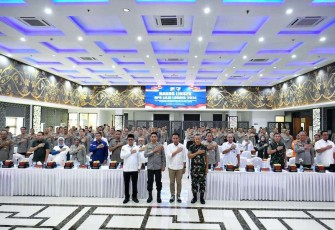 Rakor lintas sektoral pengamanan Nataru di Polda Jabar 