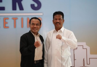 Kepala BP Batam, Muhammad Rudi dan Sekretaris Menteri Koordinator Bidang Perekonomian RI, Susiwijono Moegiharso