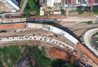 Progres Flyover Sei Ladi Capai 85 Persen