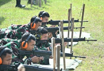 Lanud Raden Sadjad Natuna Adakan Latihan Menembak 