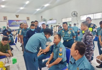 Lanal Semarang saat Terima Kunker Tim Ladogi TNI AL