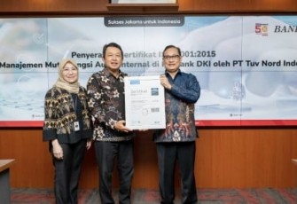 Bank DKI Raih Sertifikasi ISO 9001:2015, Sistem Manajemen Mutu Audit Internal