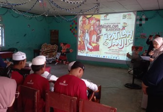 KPU Pasaman Sosialisasikan Pilkada 2024 Dengan Nobar Film Tepatilah Janji