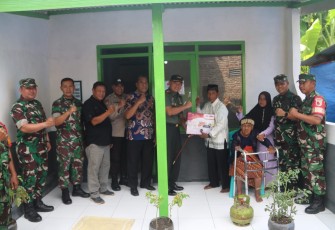 Dandim 0803/Madiun Dampingi Pamen Sahli Pangdam V/Brw Tinjau Program Rutilahu