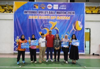 BP Batam Resmi Akhiri Internal Volley Ball Match 2024