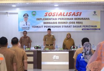 Dinas DPMPTSP Gelar Sosialisasi Perizinan Berbasis Resiko