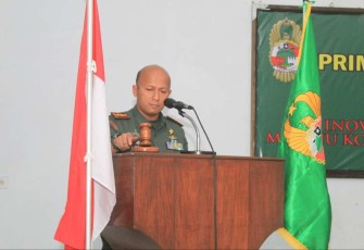 Komandan Kodim 0806/Trenggalek, Letkol Czi Yudo Aji Susanto, S.Sos., M.A