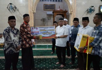 Sekda Asahan Pimpin Tim Safari Ramadhan Kunjungi Desa Sei Silau Barat 