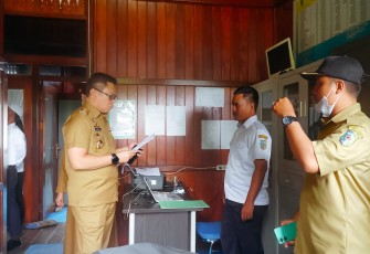 Pj. Bupati Batu Bara saat Inspeksi ke Medang Deras
