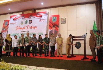 Kapolres Tapanuli Selatan AKBP Yasir Ahmadi., S.IK., MH., hadir dalam Musyawarah Perencanaan Pembangunan Jangka Menengah Daerah (Musrenbang) Rencana Pembangunan Jangka Panjang Daerah (RPJPD) tahun 2025-2045 dan Rencana Kerja Pemerintah Daerah (RKPD) tahun 2025 di Ball Room Hotel Sapadia Desa Huta Lombang Kecamatan Padang Bolak Kabupaten Padang Lawas Utara, Selasa, (27/02/2024).