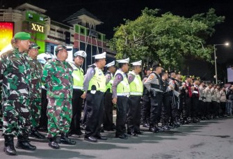 Kapolres Metro Jaktim Pimpin Apel Gelar Operasi Cipta Kondisi Bersama 4 Pilar di Bulan Suci Ramadan 