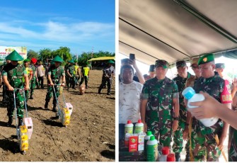 KASAD Lakukan Penanaman Jagung 