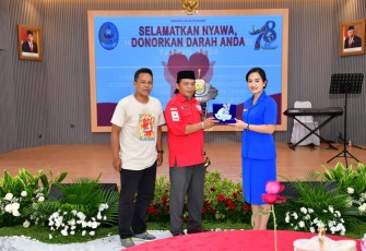 Prajurit TNI AL Ikuti Kegiatan Donor Darah 