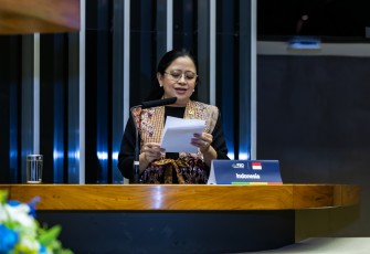 Ketua DPR RI Puan Maharani menghadiri perhelatan G20 Parliamentary Speaker's Summit (P20) ke-10 yang digelar di Brasil, Amerika Selatan. Di hari terakhir Konferensi Tingkat Tinggi (KTT) forum parlemen negara-negara G20 itu, Puan menyinggung soal Israel yang bergeming untuk mengehentikan serangan terhadap Palestina