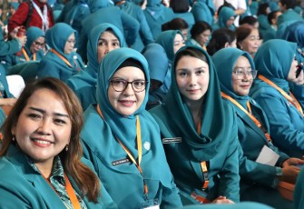 Ketum TP PKK Pusat dan Ketum Pembina Posyandu Nasional