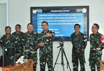 Kasau Tinjau Wargaming Latihan Angkasa Yudha 2024 Kogasudgab Bravo