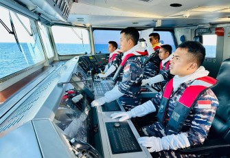  Satgas MTF TNI AL Terus Tingkatkan Kewaspadaan Lintas Teluk Aden Somalia 