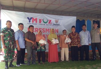 Peresmian RTLH bagi Warga Kurang