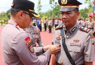 Kapolres Bintan Pimpin Upacara Setijab PJU Polres Bintan