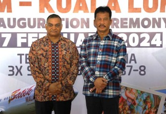 Kepala BP Batam, Muhammad Rudi (Kanan)