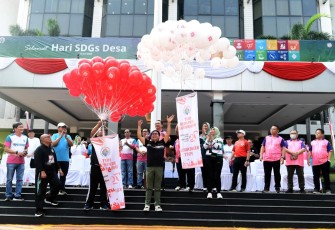 Gus Halim Buka Rangkaian HUT ke-79 RI di Lapangan Kemendes Kalibata