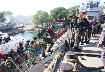 Siswa Satdik-2 Makassar Berangkat ke Surabaya Untuk Lattek Integrasi Tahun 2024